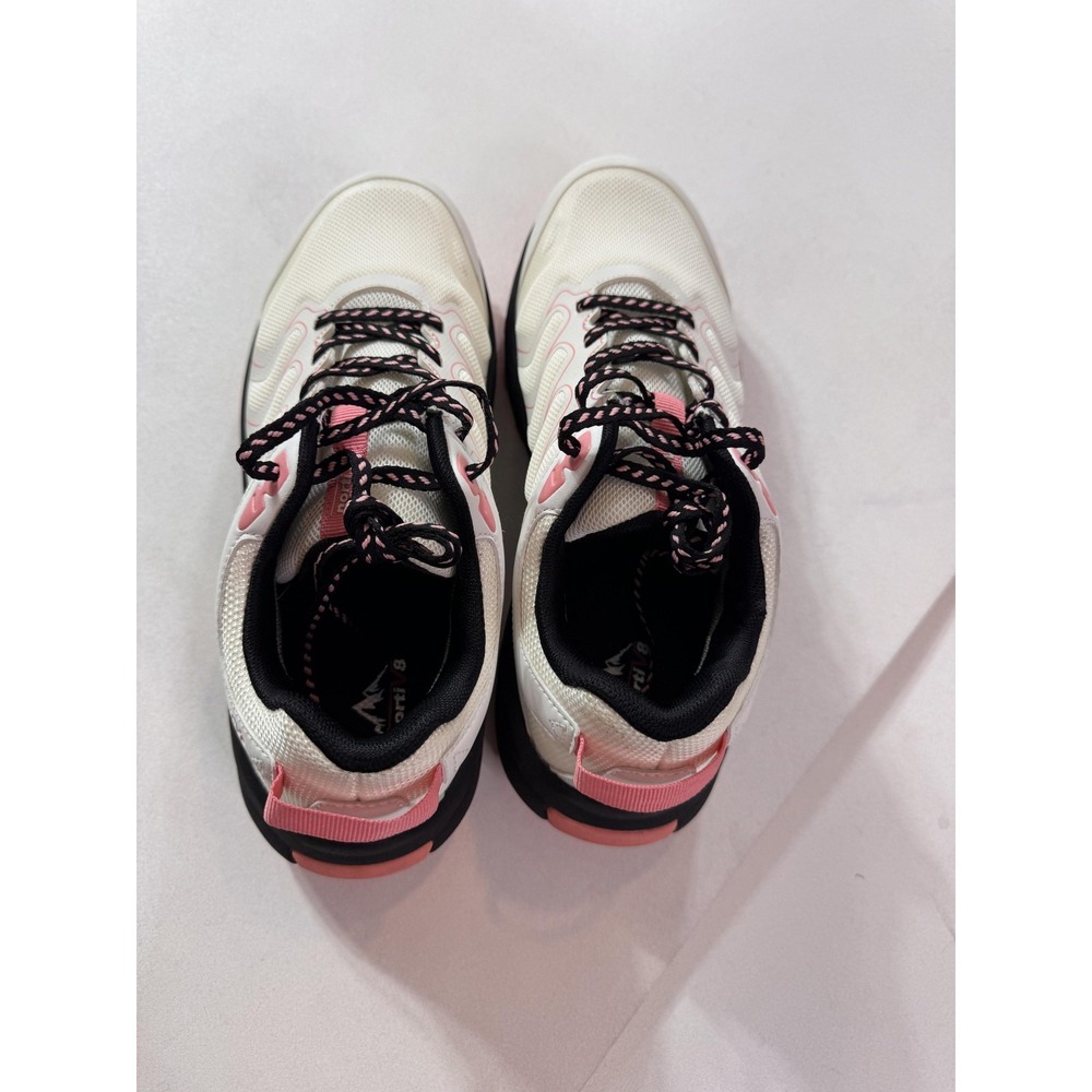 NORTIV 8 Shoes Womens Size 8 White Pink Mesh Trail Running Sneakers Hiking - Picture 3 of 9